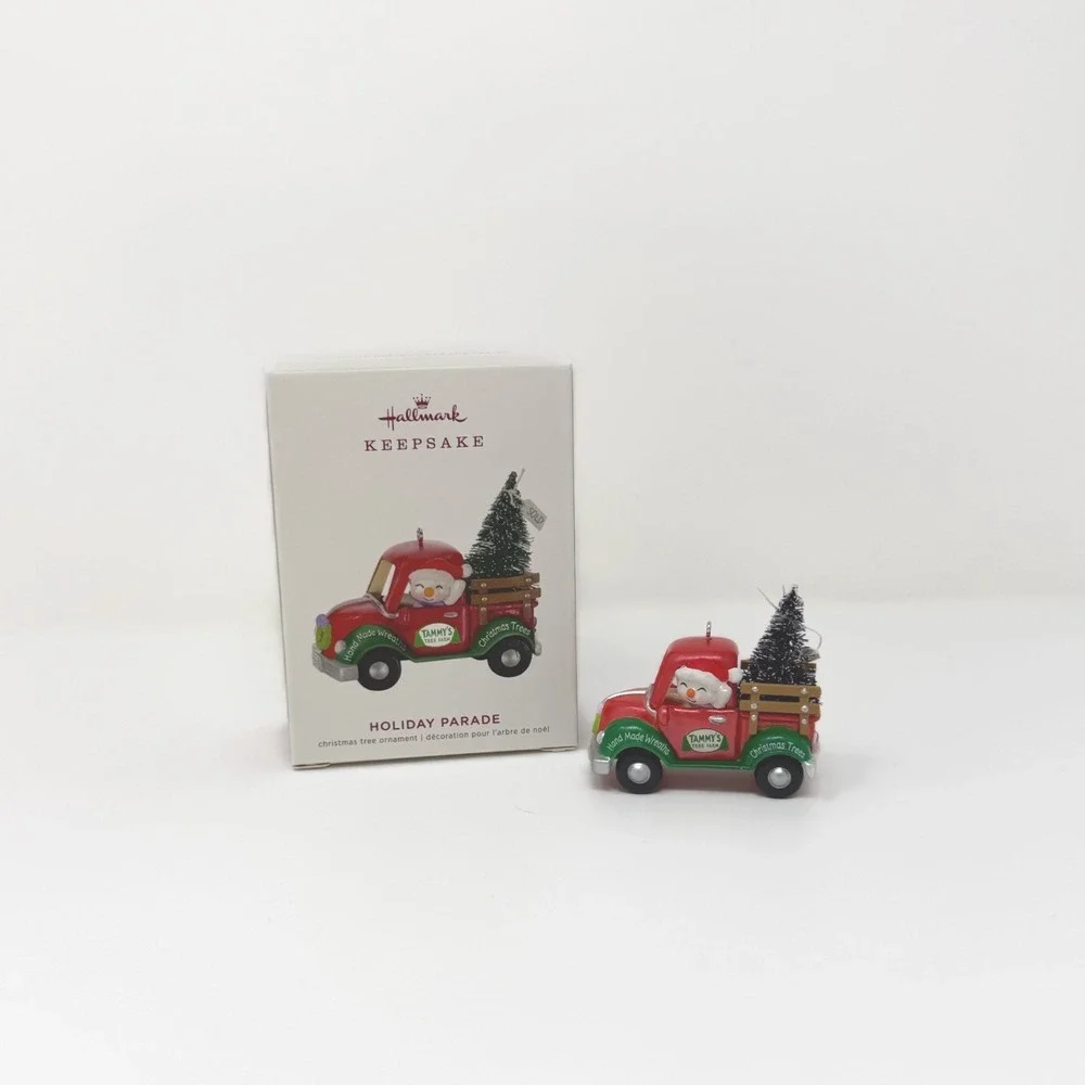 Hallmark Keepsake 2019 Holiday Parade 1st In Series Snowman Truck Ornament